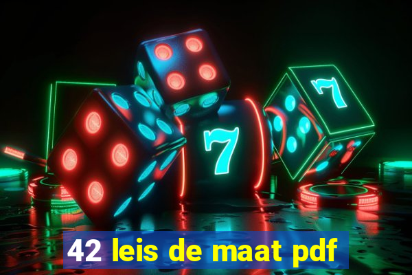 42 leis de maat pdf